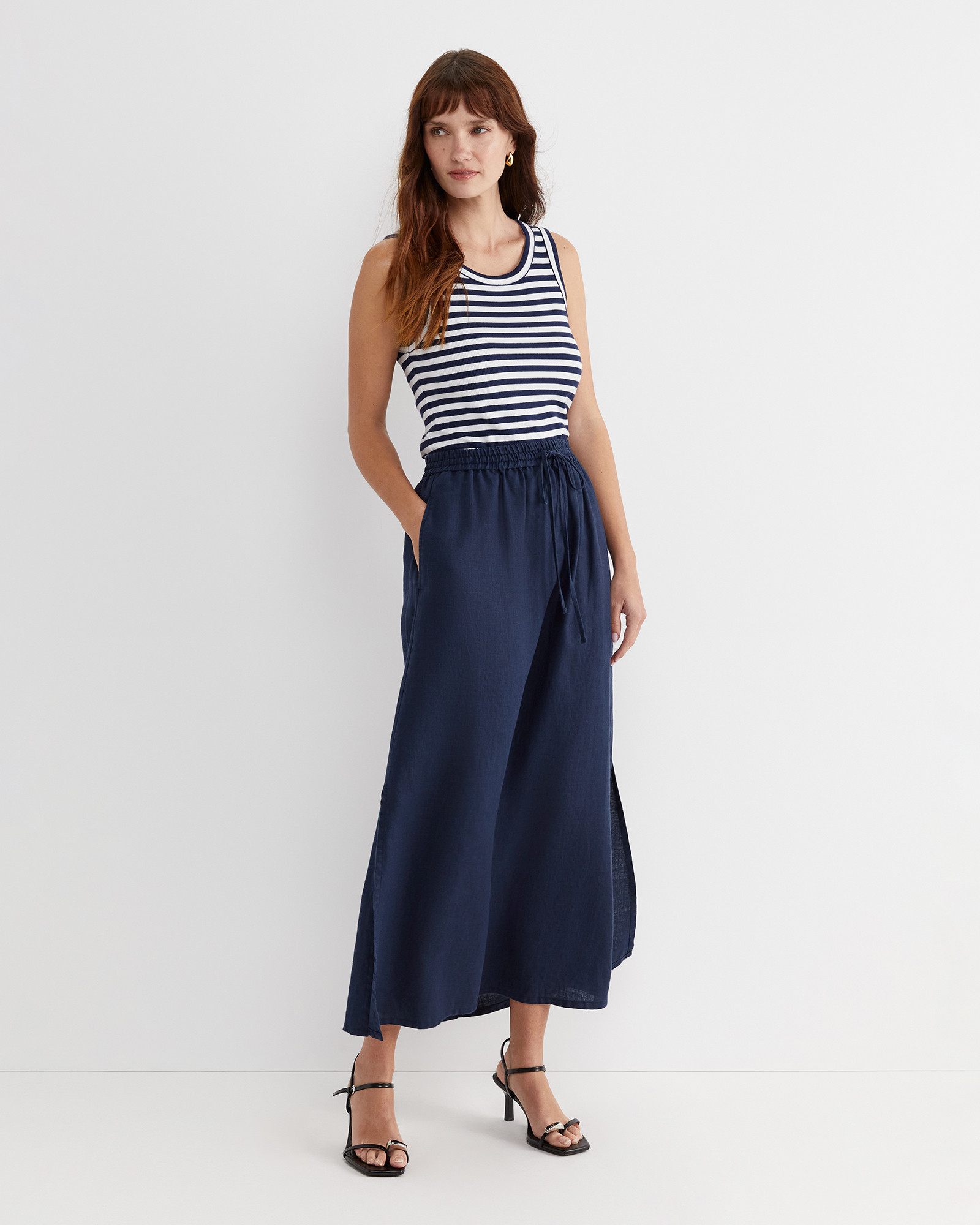 Julia Stripe Rib Tank | Sportscraft (Australia)