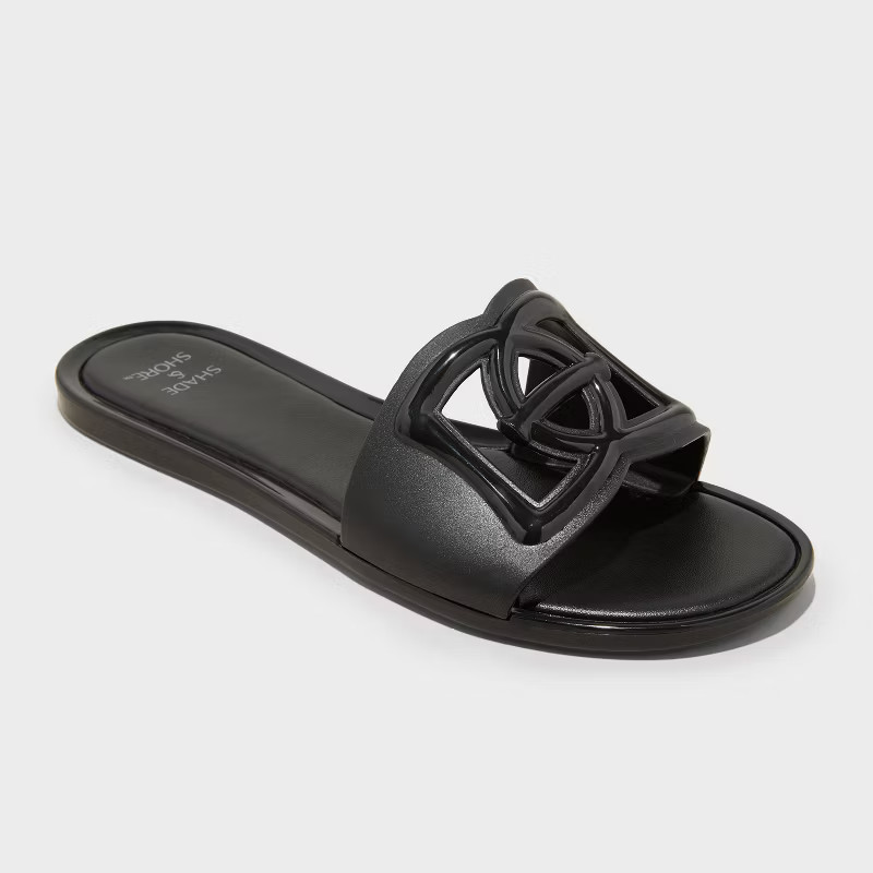 Women's Dove Cut Out Slide Sandals - Shade & Shore™ | Target