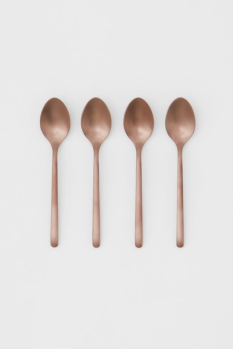Lot de 4 cuillères à café | H&M (FR, IT, ES, PT, BE)
