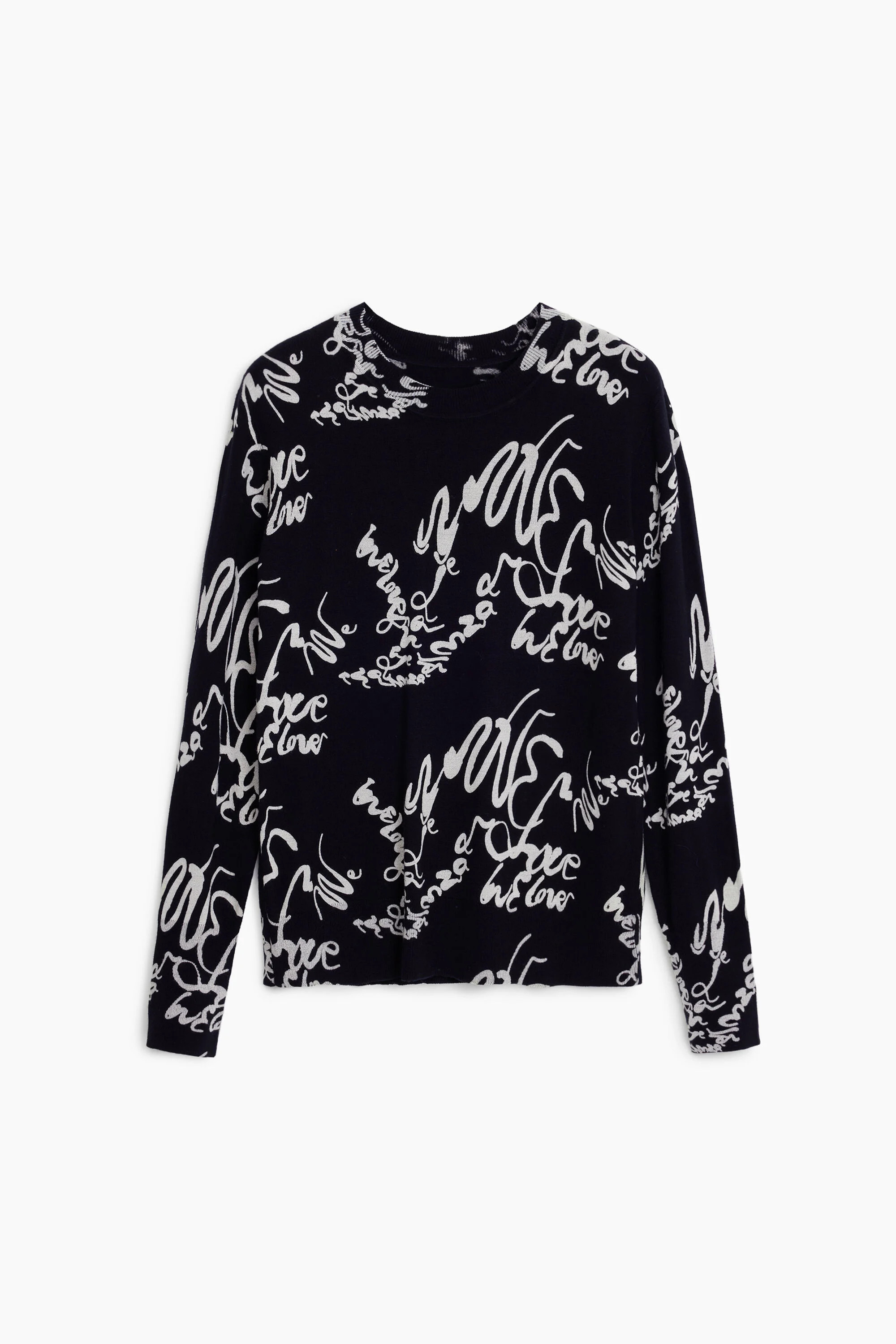 Fine Lettering Sweater | Desigual USA,CA