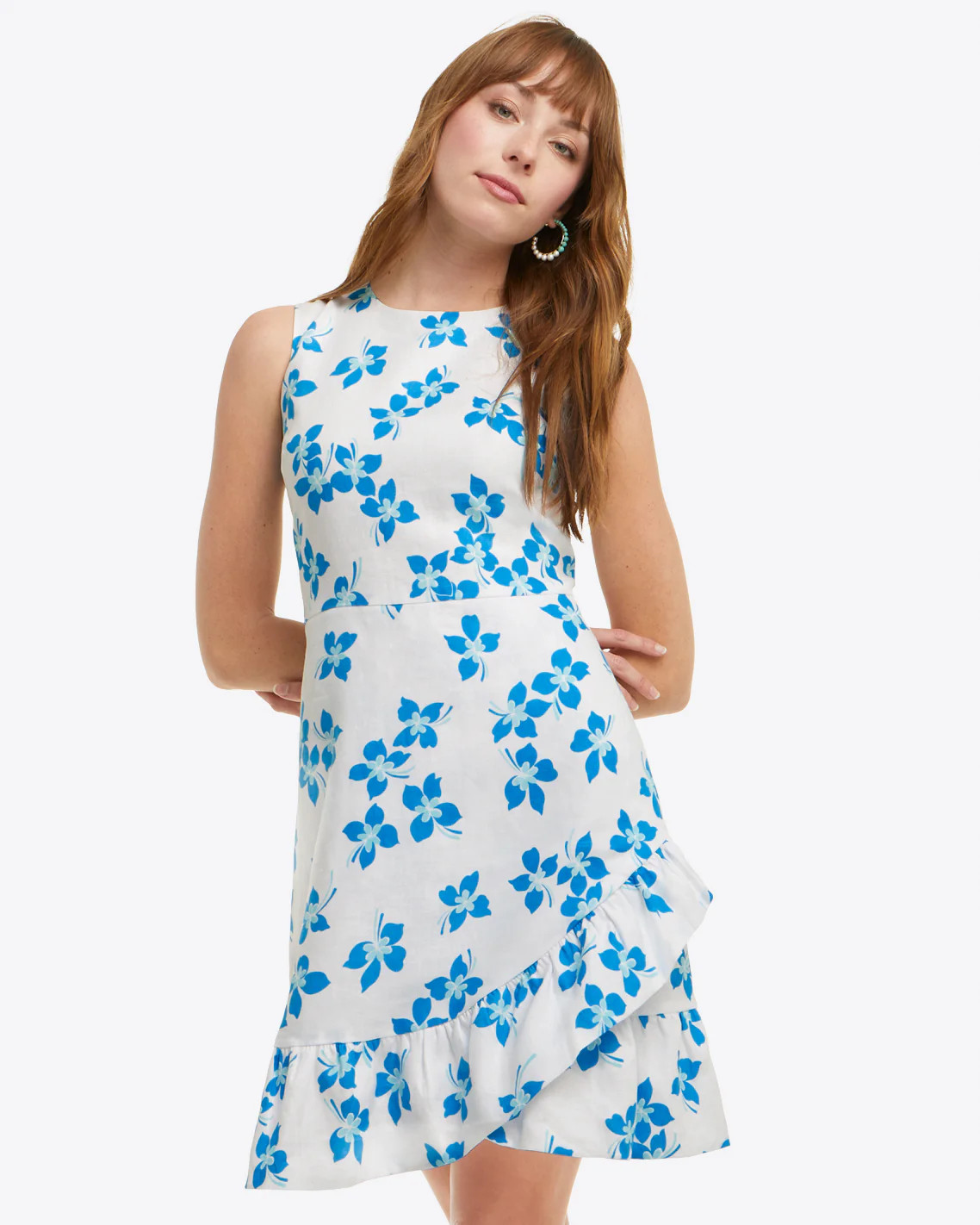 Faux Wrap Dress in Blue Orchid | Draper James (US)