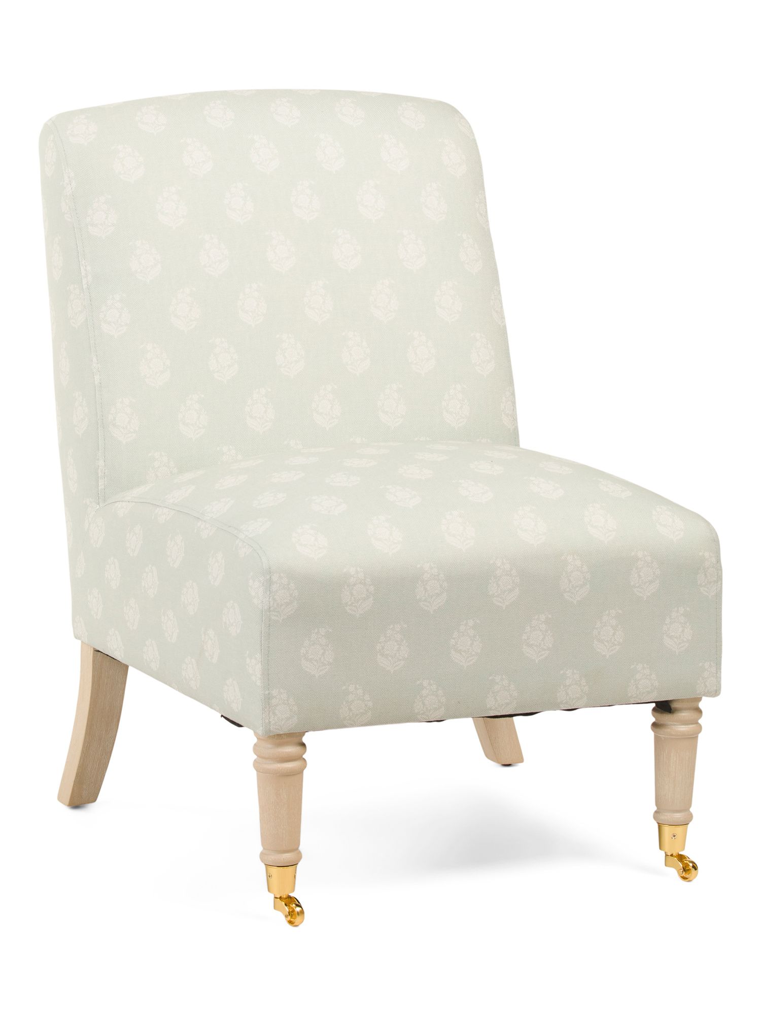 Printed Accent Chair On Castor Feet | Marshalls