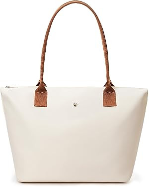 KALIDI Tote Bag for Women Nylon Top-Handle Purse,Shoulder Hobo handBag with Zipper Leisure Foldab... | Amazon (US)