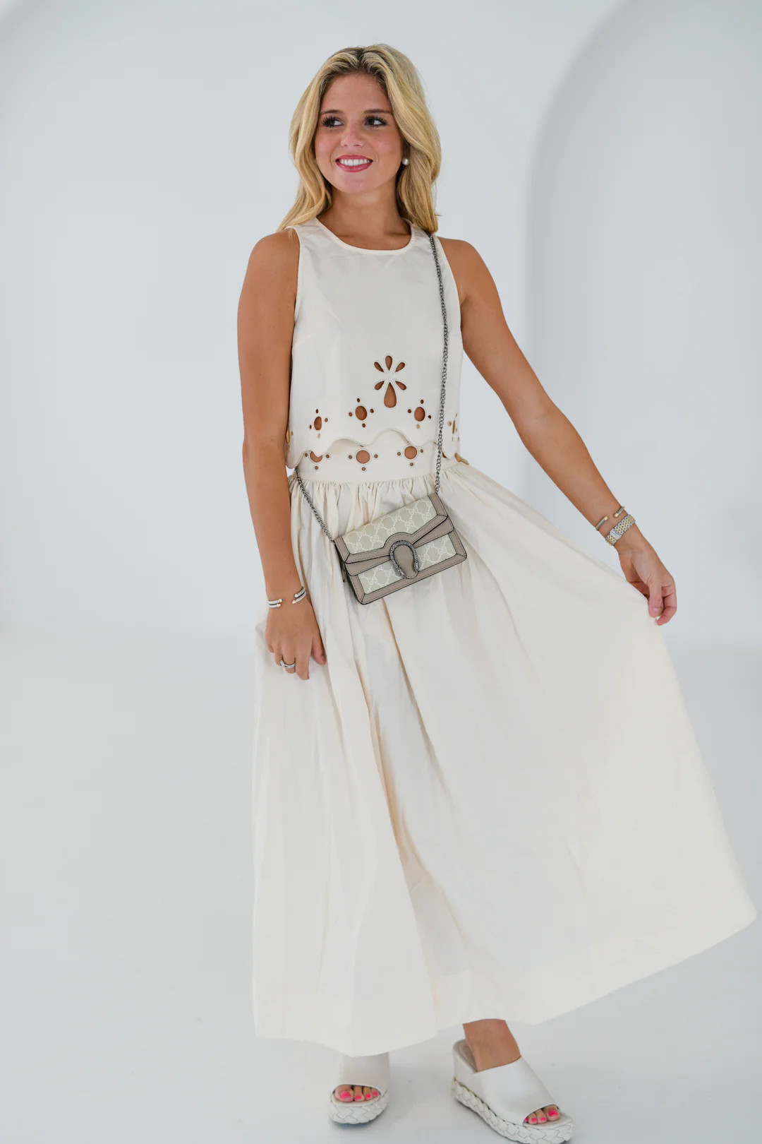 Lucille Scallop Set - Ivory | Fancyd Boutiqe
