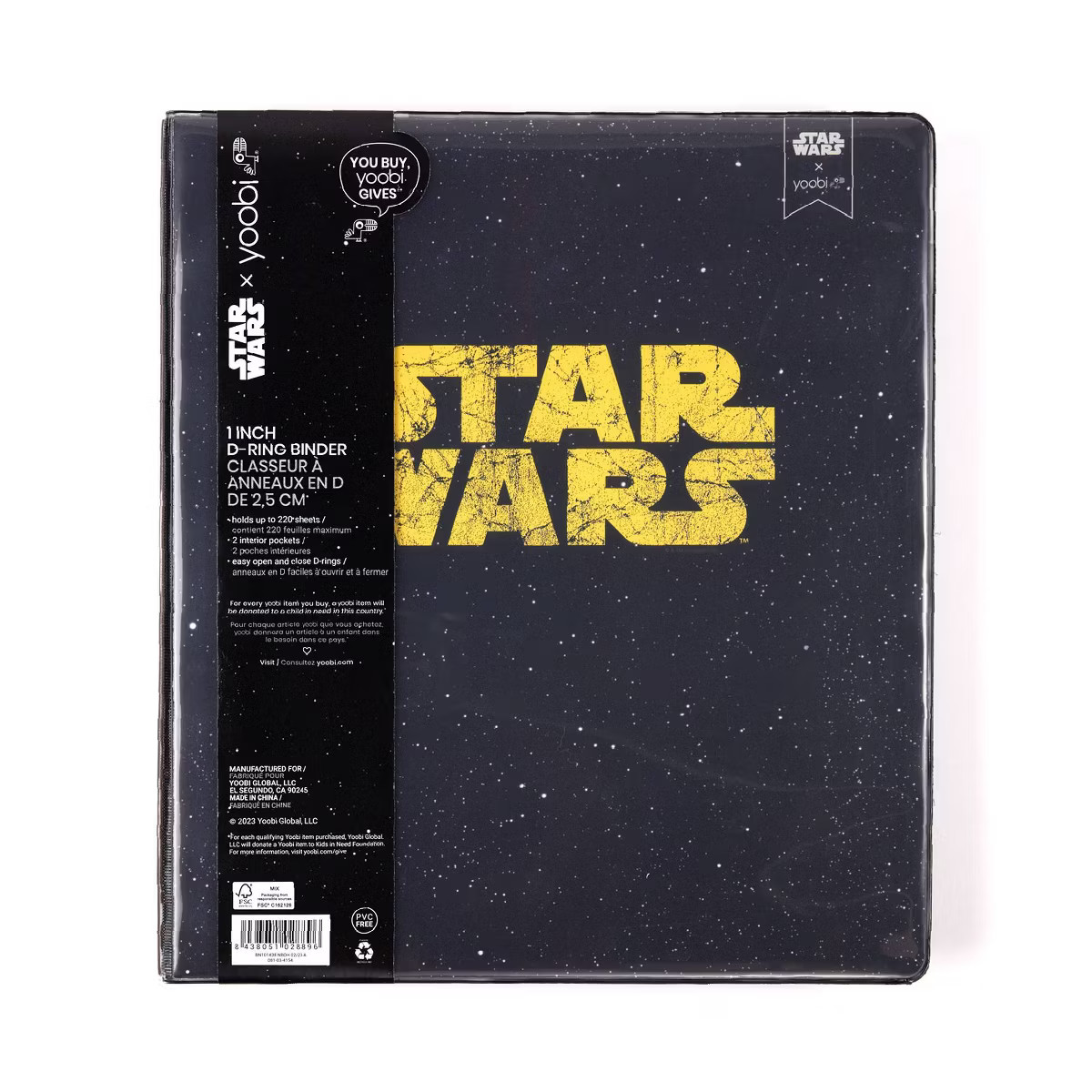 1" Ring Binder Star Wars - Yoobi™ | Target