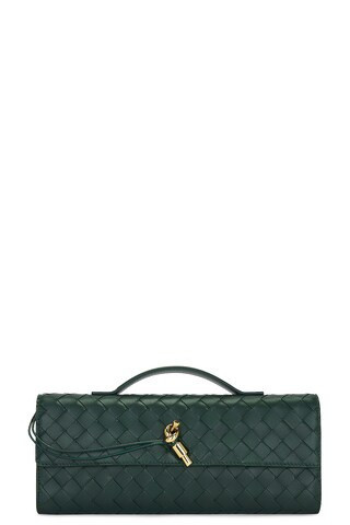 Bottega Veneta Long Clutch in Dark Green | FWRD 