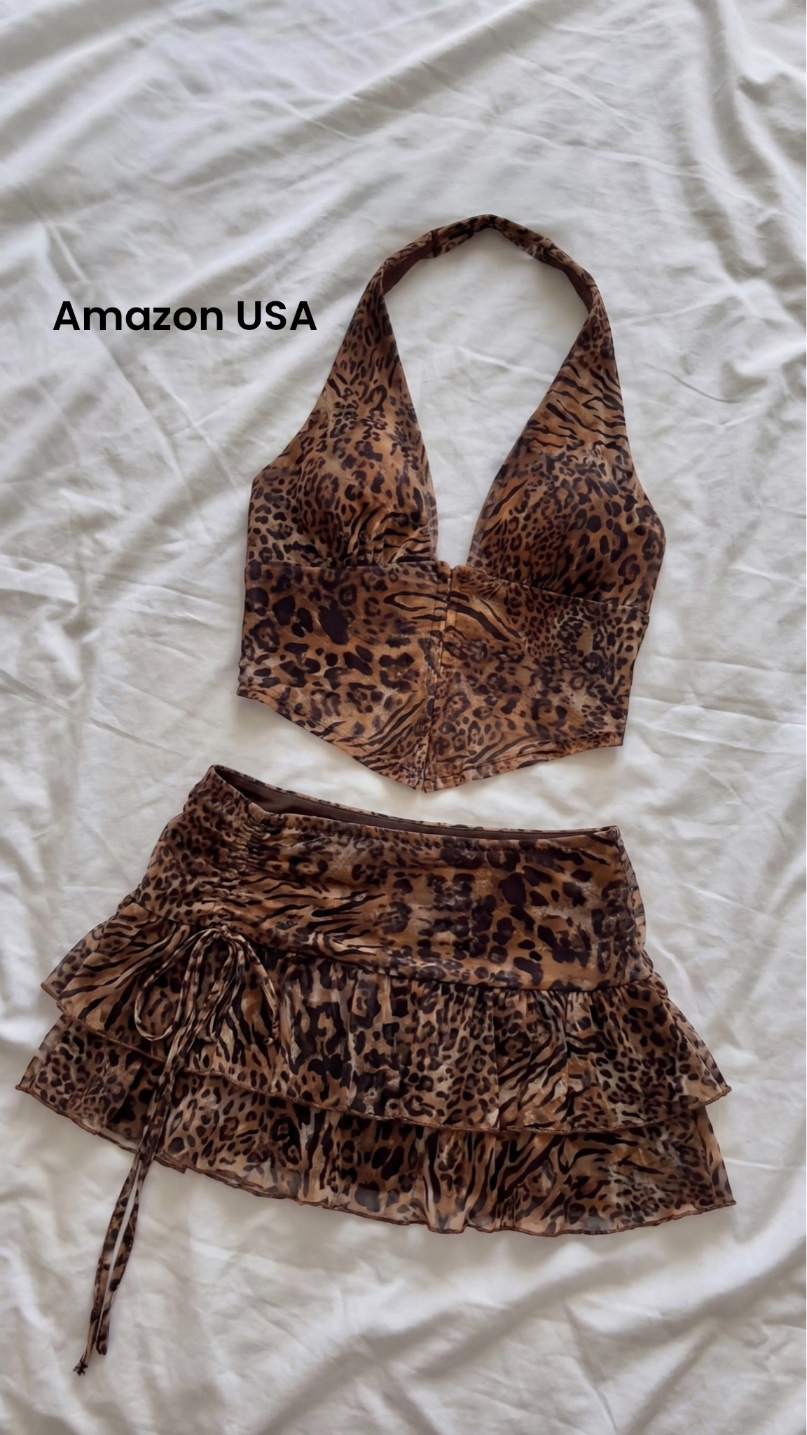 Amazon leopard print set🐆✨