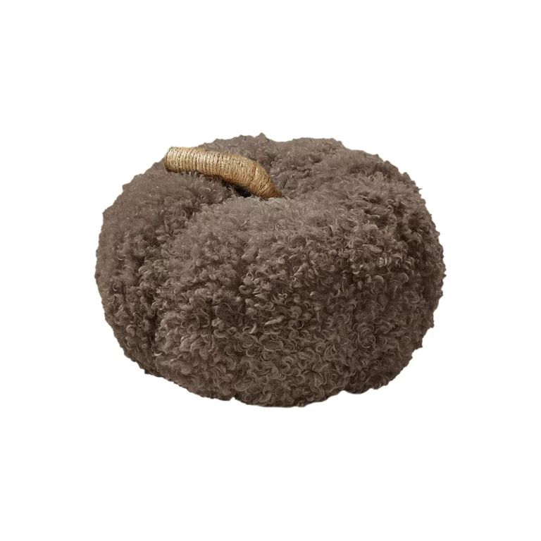 Mainstays Shaped Pumpkin Decorative Pillow, Chocolate, 1 Piece | Walmart (US)