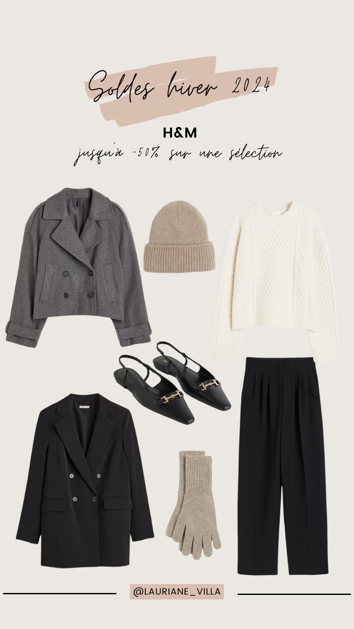 SOLDES HIVER 2024
H&M
Jusqu’à -50% sur une sélection 

#LTKSeasonal #LTKeurope #LTKsalealert