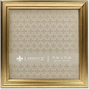 Lawrence Frames 536288 8x8 Sutter Burnished Gold Picture Frame | Amazon (US)