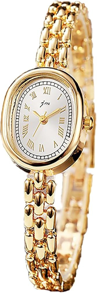 PASOY Women\u2019s Bracelet Watch Small Face \u2013 Elegant Oval Quartz Analog Wristwatch with Me... | Amazon (US)
