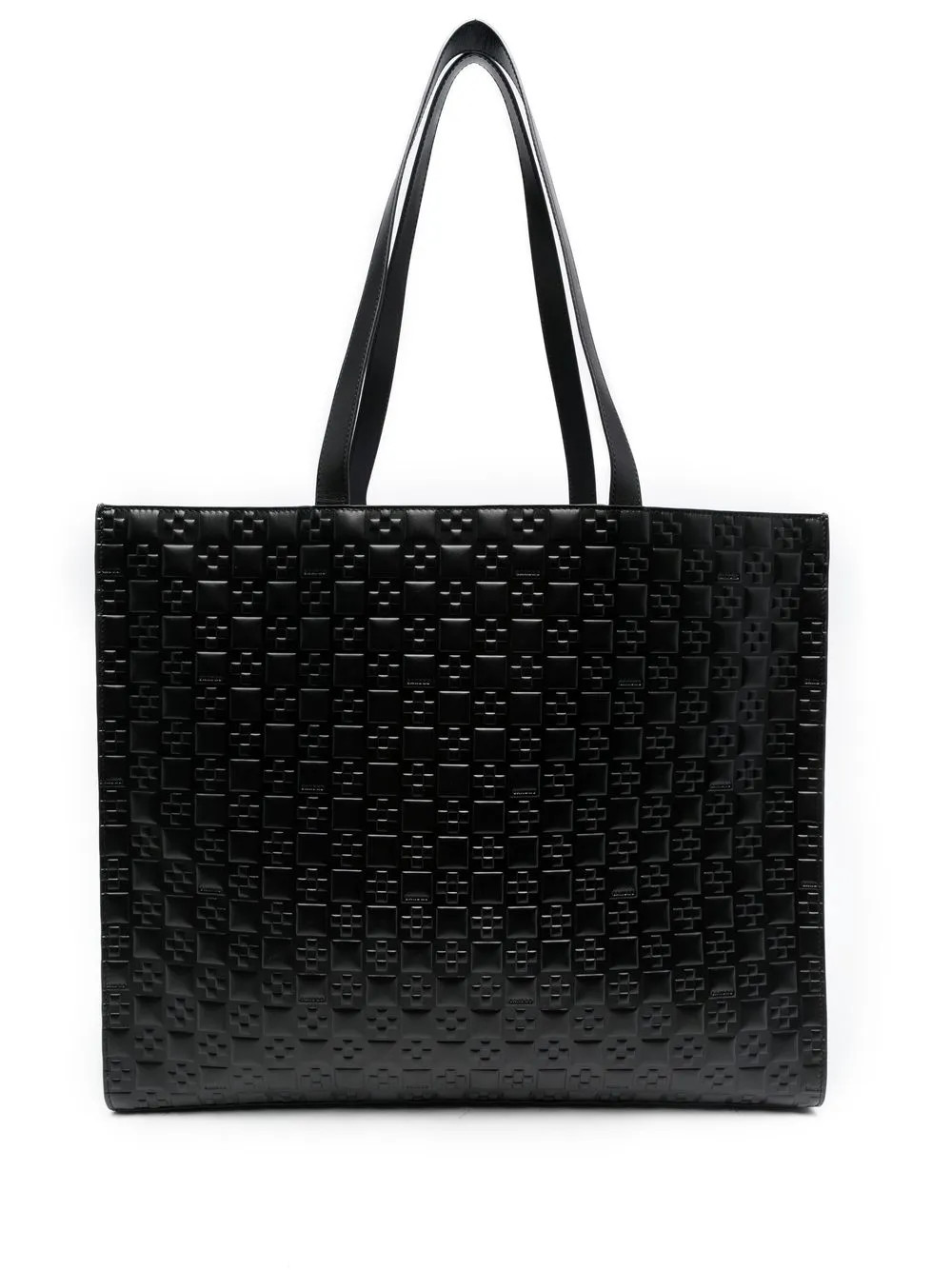 SANDRO cross-embossed Tote Bag - Farfetch | Farfetch Global
