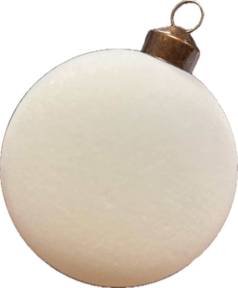 Hobby Lobby Flocked Round Christmas Ornaments, 3.15 inches (80 mm) Diameter, Pack of 8, Shatterpr... | Amazon (US)