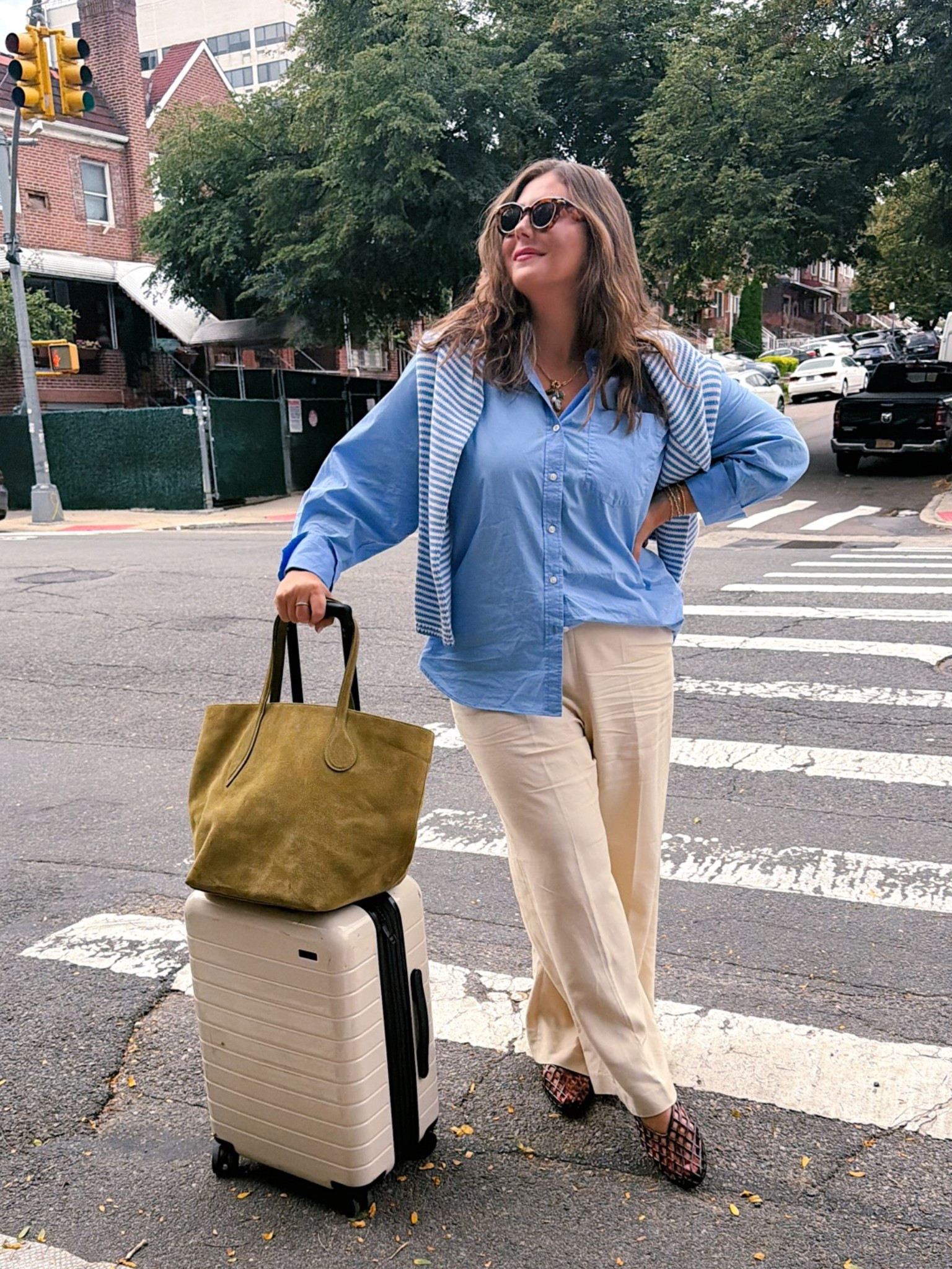 Wearing size XXL in pants, XL in button down & sweater

#LTKNYFW #LTKootd #LTKPlusSize