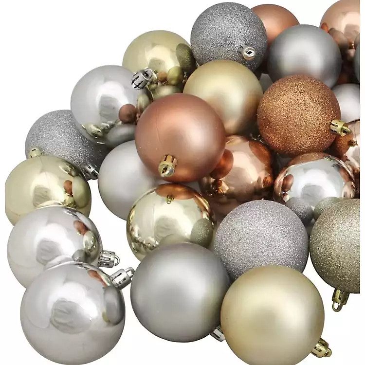 Earth Tones Shatterproof Ball Ornaments, Set of 60 | Kirkland's Home