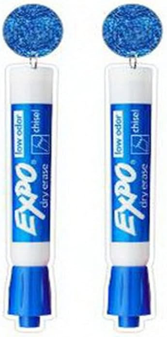 Cute Colorful Pencil Teacher Acrylic Marker Pen Teacher Appreciation Drop Dangle Earrings for Wom... | Amazon (US)