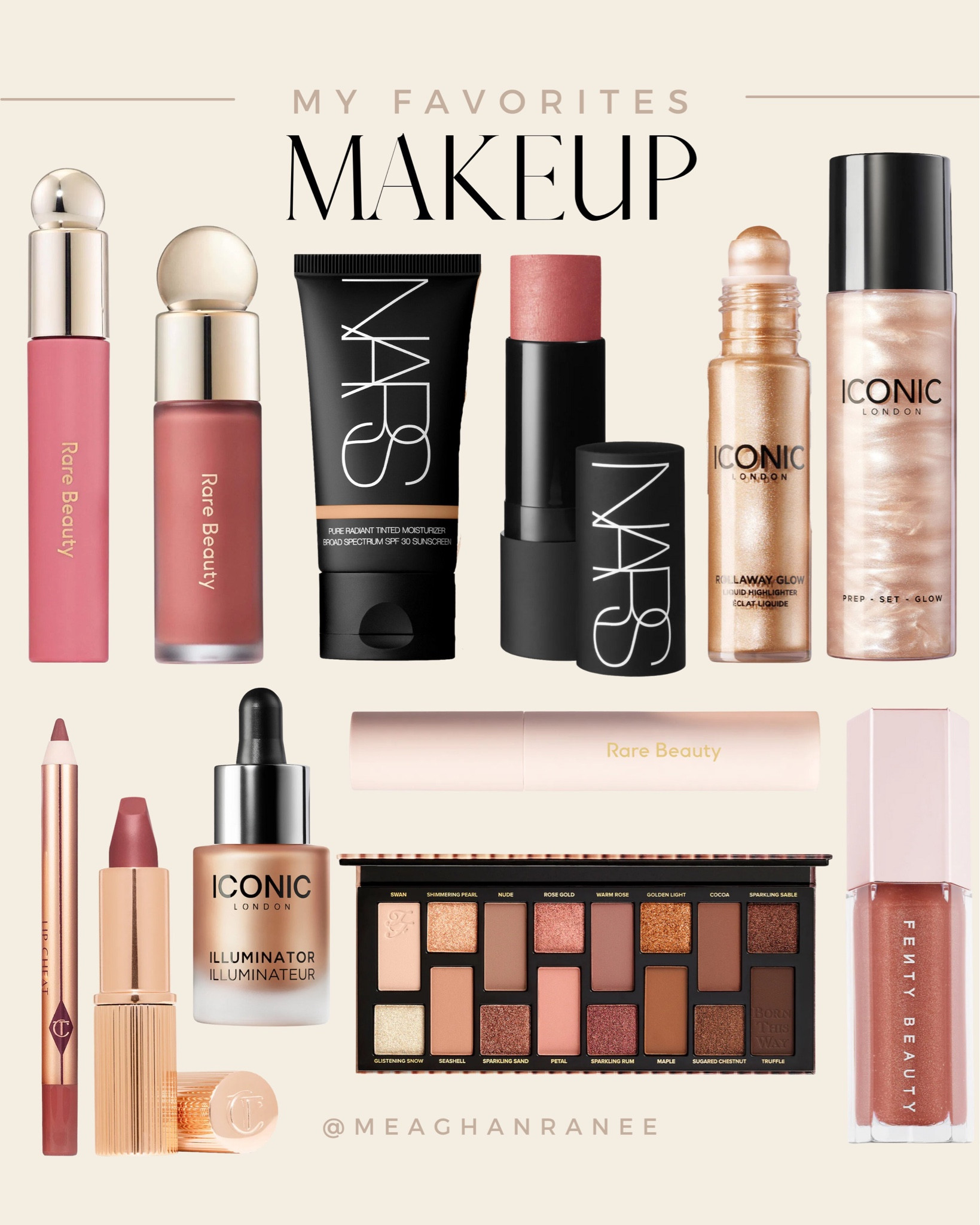 Sephora - My Favorite - Make Up - Lip - Liner - Stick - Eyeshadow - Highlighter - Foundation - Eyes - Face - Blush 

#LTKunder100 #LTKbeauty #LTKFind