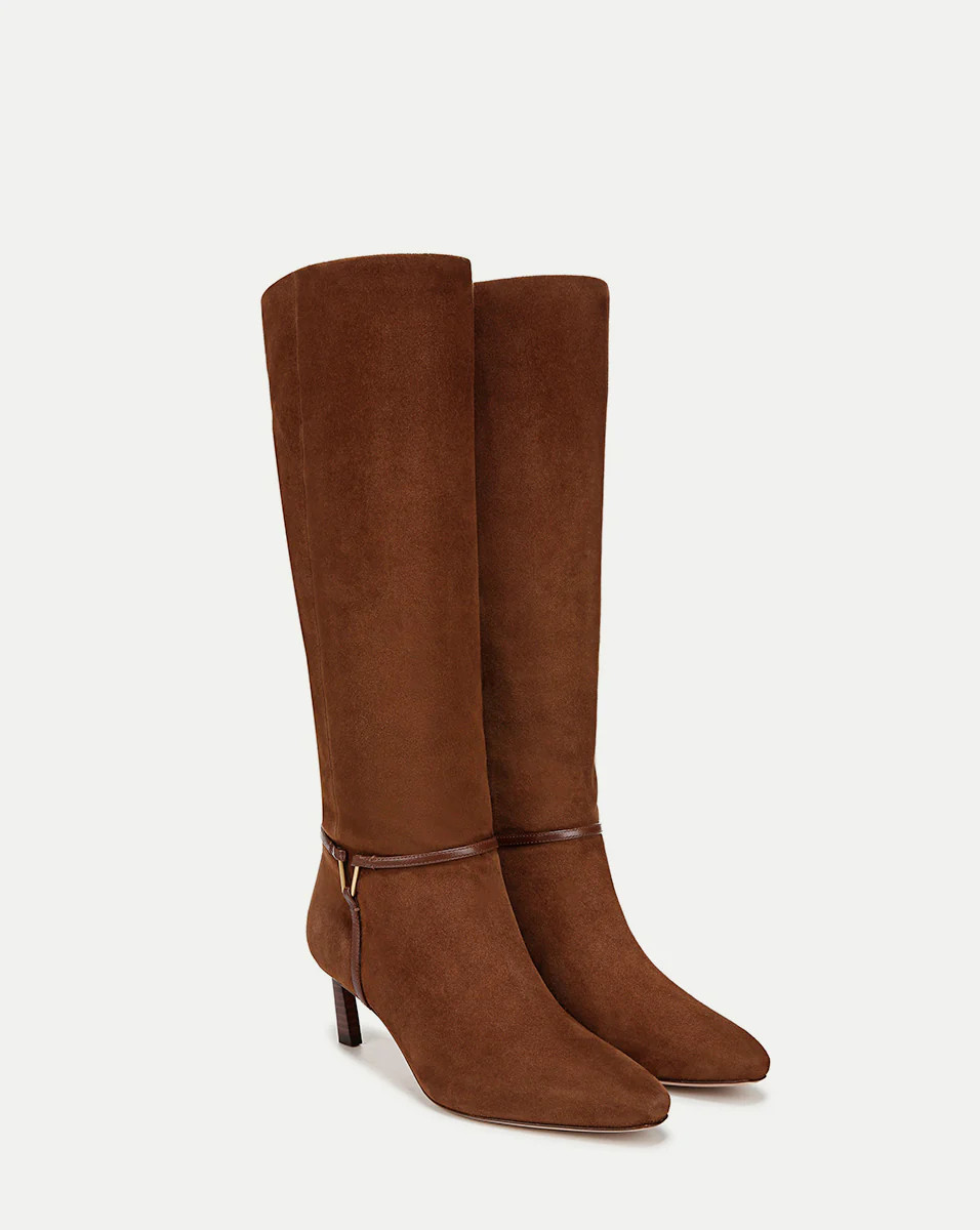 Kenzie Mid-Heel Tall Boot | Veronica Beard