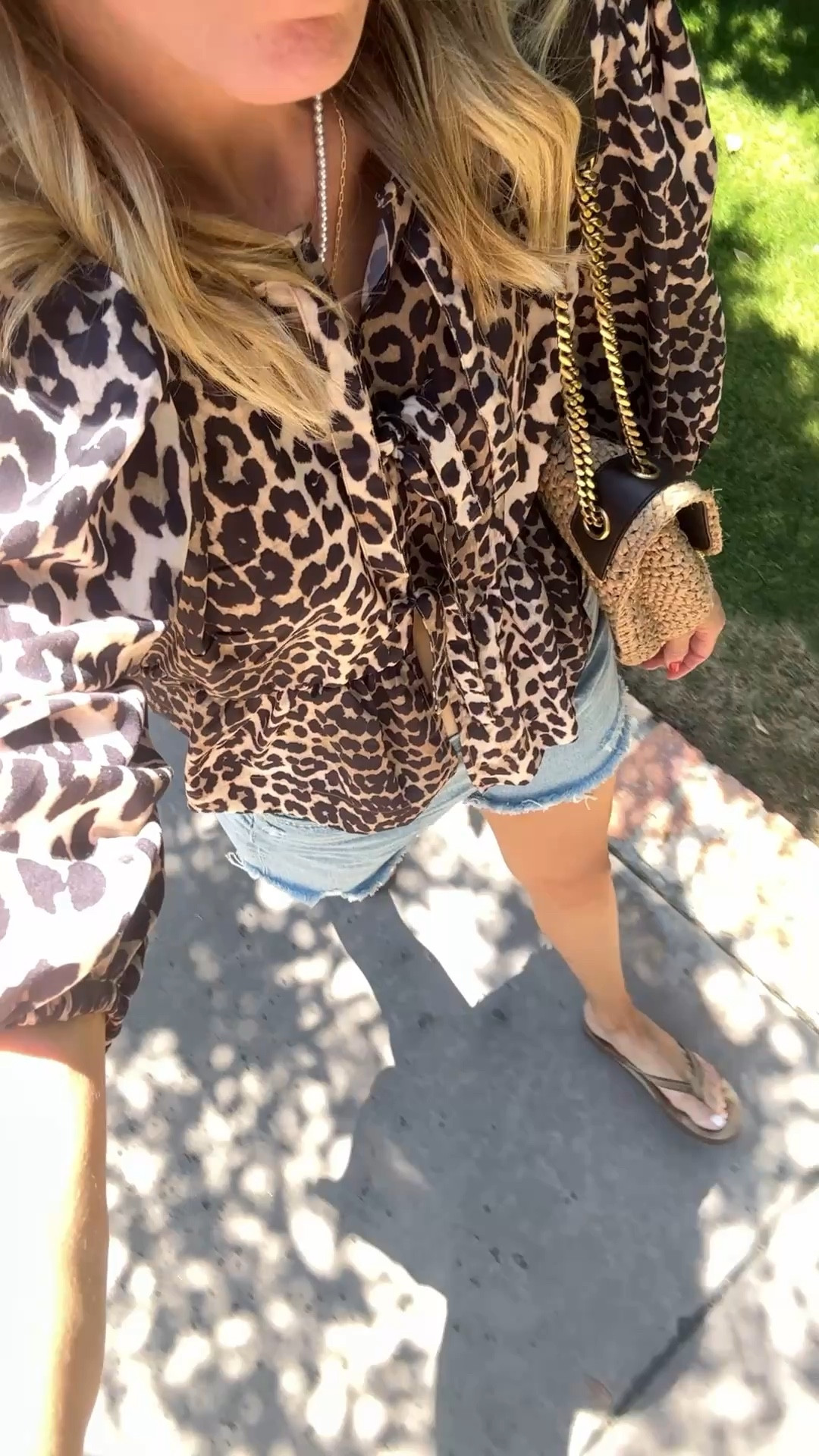 Saturday outfit of the day. 

Love this animal print tie top to spice up denim shorts. 



#LTKOver40 #LTKStyleTip #LTKFindsUnder50