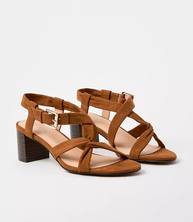 Strappy Block Heel Sandals | LOFT