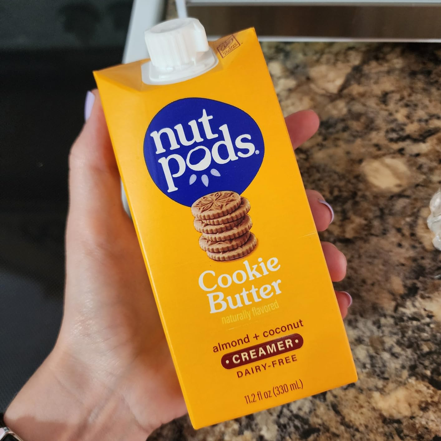 nutpods Cookie Butter Non Dairy Coffee Creamer, Sweetened with Organic Cane Sugar, Made from Almo... | Amazon (US)