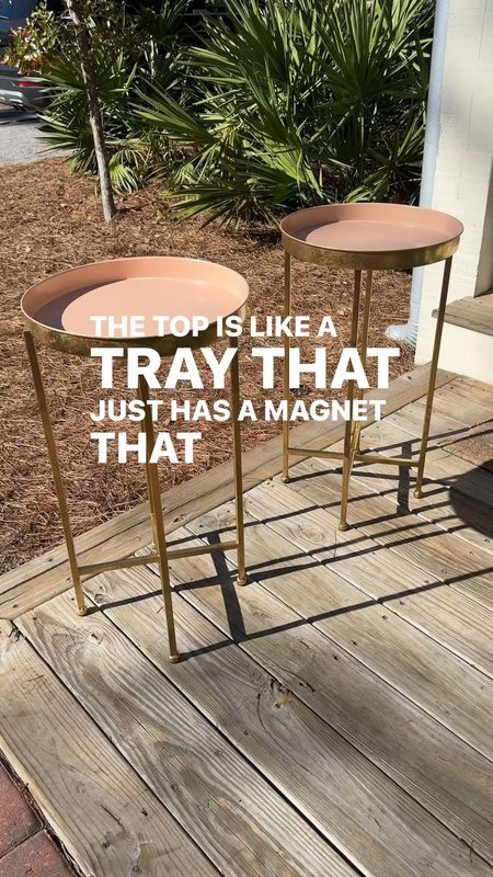 My favorite, new tray, side tables from Amazon! 

#LTKGiftGuide #LTKVideo #LTKhome