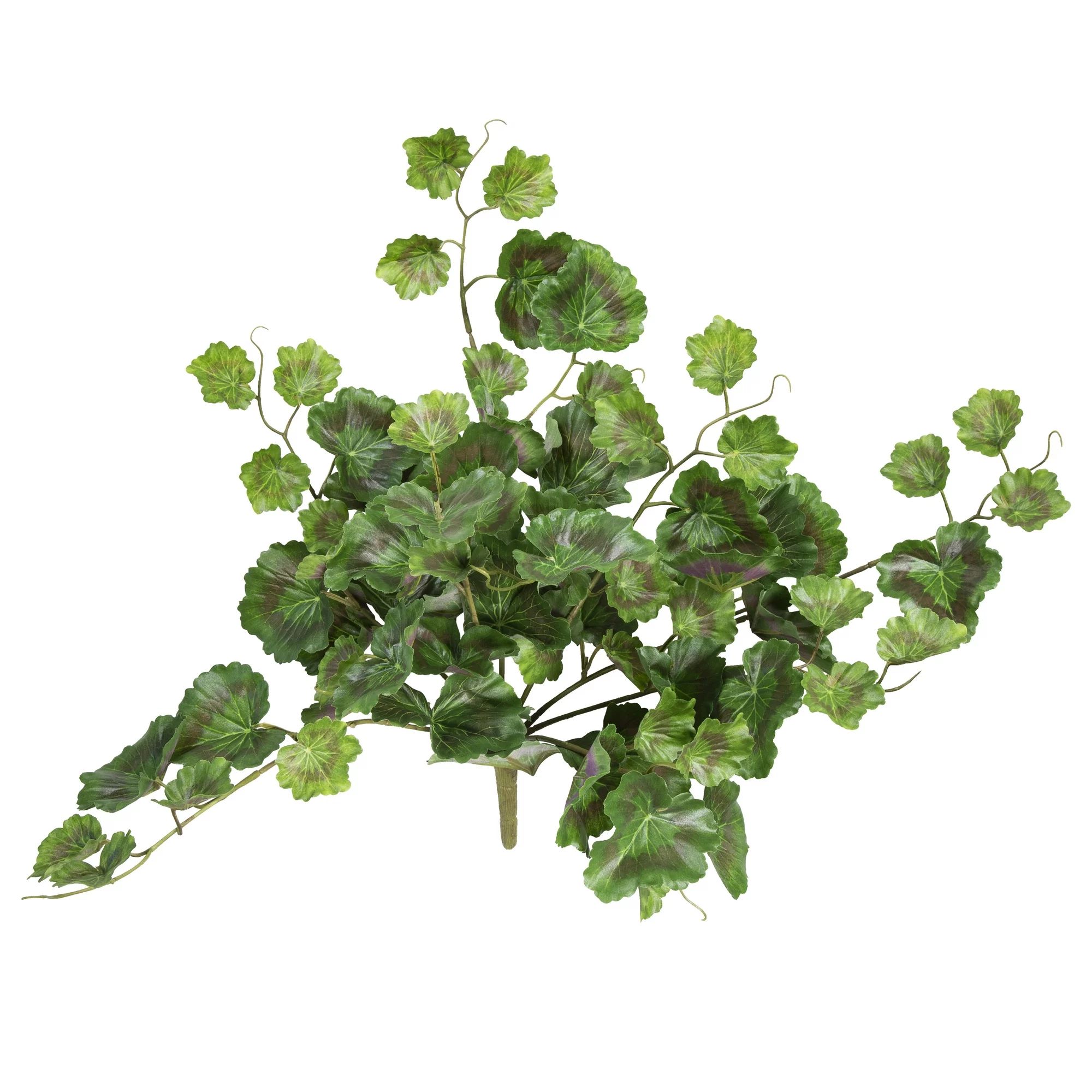 Mainstays Artificial Geranium Foliage Bouquet, Solid, Green, 19" | Walmart (US)