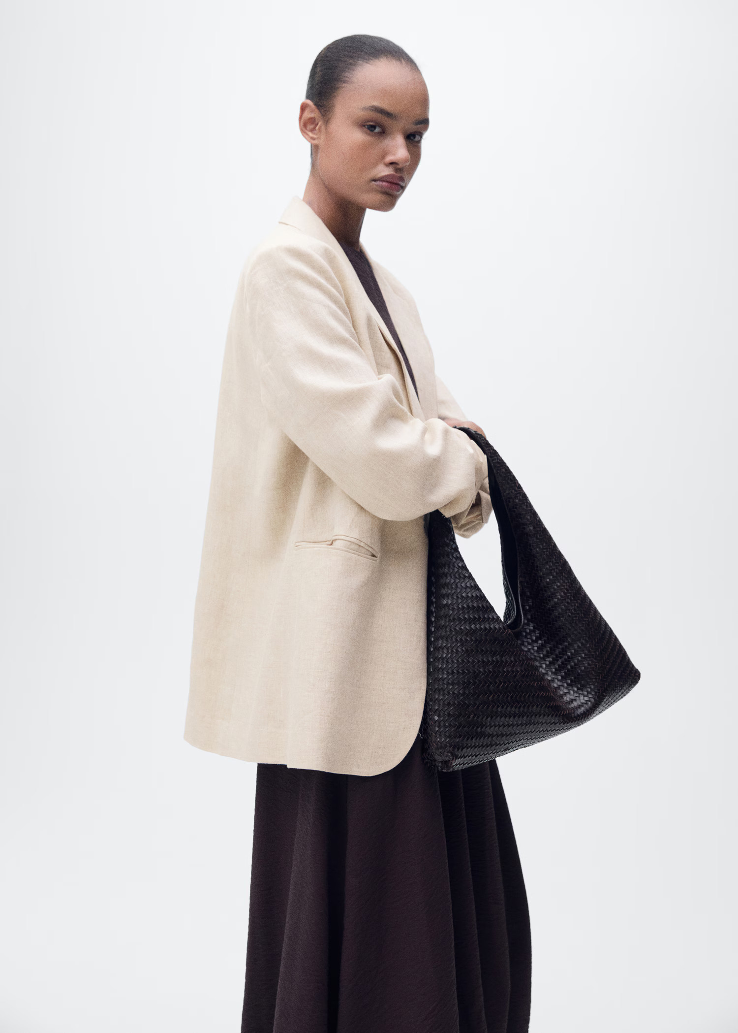 Linen suit blazer - Women | MANGO USA | Mango (US/MX/AU)