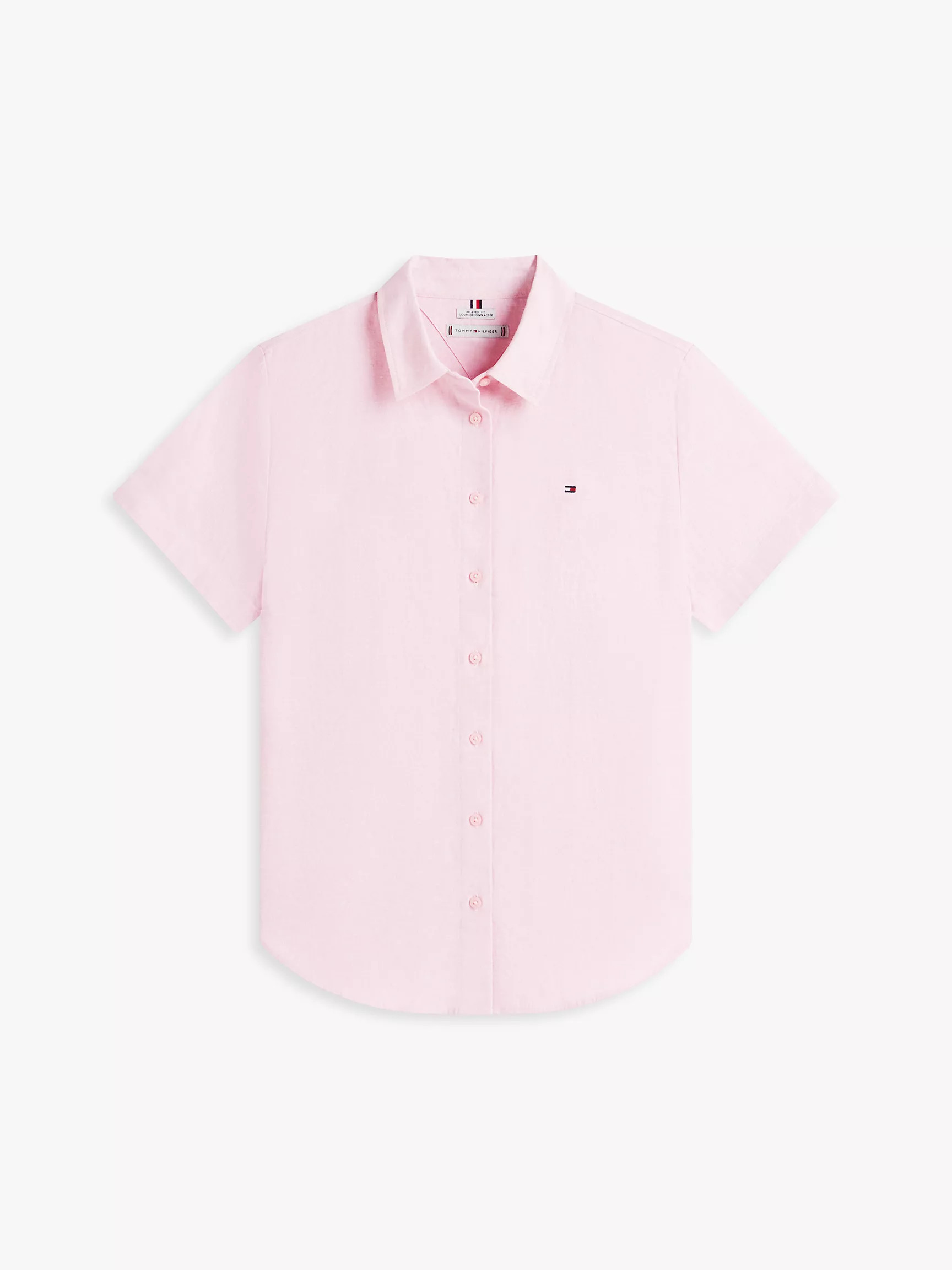 Short-Sleeve Linen-Blend Shirt | Tommy Hilfiger | Tommy Hilfiger (US)