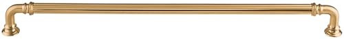 Top Knobs TK326HB TK326 Reeded 12 Inch Center to Center Handle Cabinet Pull from The Chareau Collection | Amazon (US)