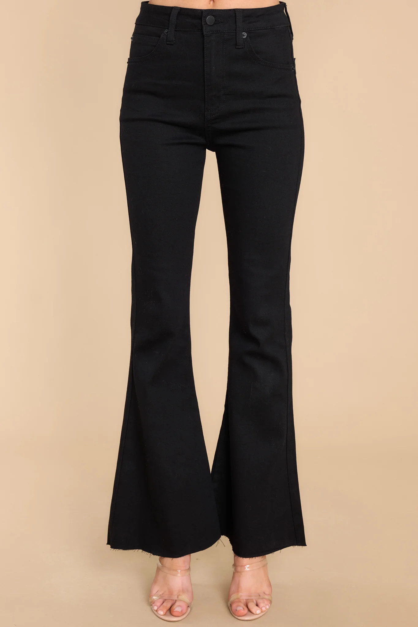 Watch Her Strut Wide Leg Jeans | Red Dress 