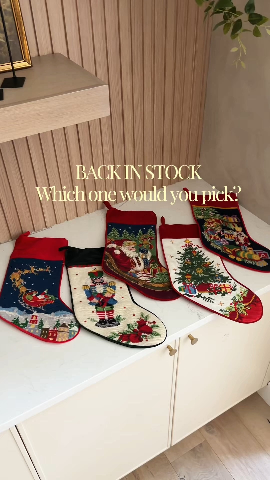 #ad which stocking would you pick?
The BEST holiday decor sells out way before you think it will. I found these gorgeous vintage-inspired needlepoint stockings + metal nutcrackers at @Wayfair and they look SO good in person. 

Shop early before the good stuff disappears! 🎄#Wayfair #WayfairPartner #ChristmasDecor #HolidayDecor #ChristmasStockings

#LTKSaleAlert #LTKSeasonal #LTKHome