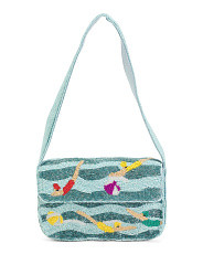 Swimmers With Beach Ball All Over Hand Beaded Shoulder Bag | Handbags | Marshalls | Marshalls