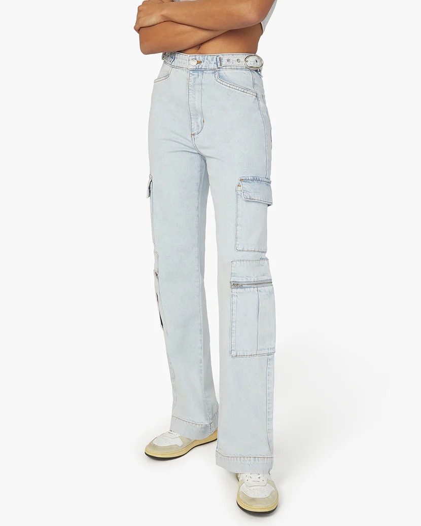 Utility Stretch Twill Denim Straight Jean | We Wore What