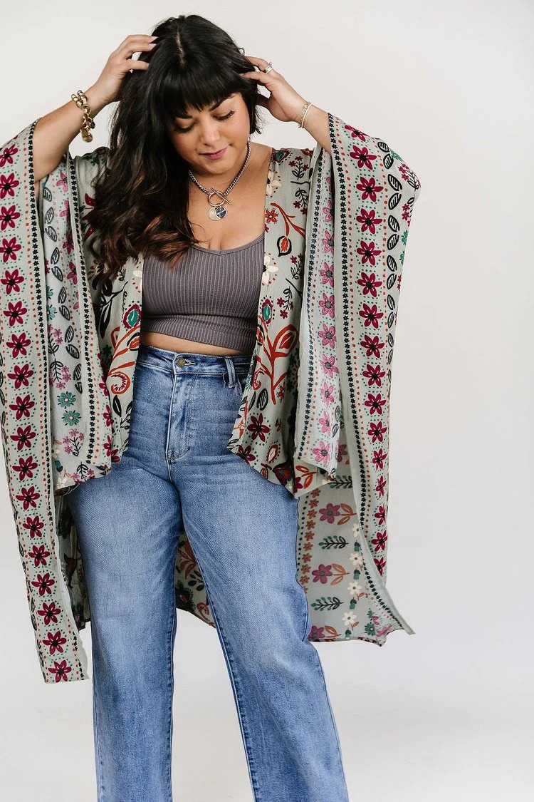 Mika Floral Kimono | Mindy Mae's Market