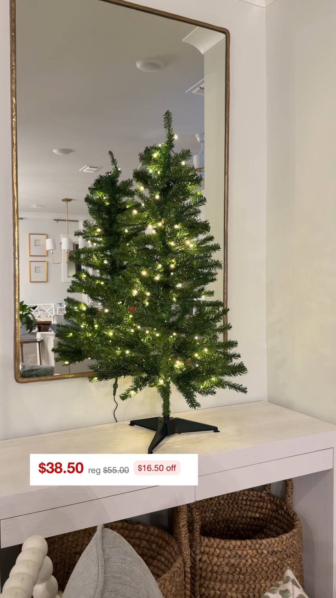 This is the 4ft size! Comes in 3-7.5 feet! 

#LTKHoliday #LTKStyleTip #LTKHome