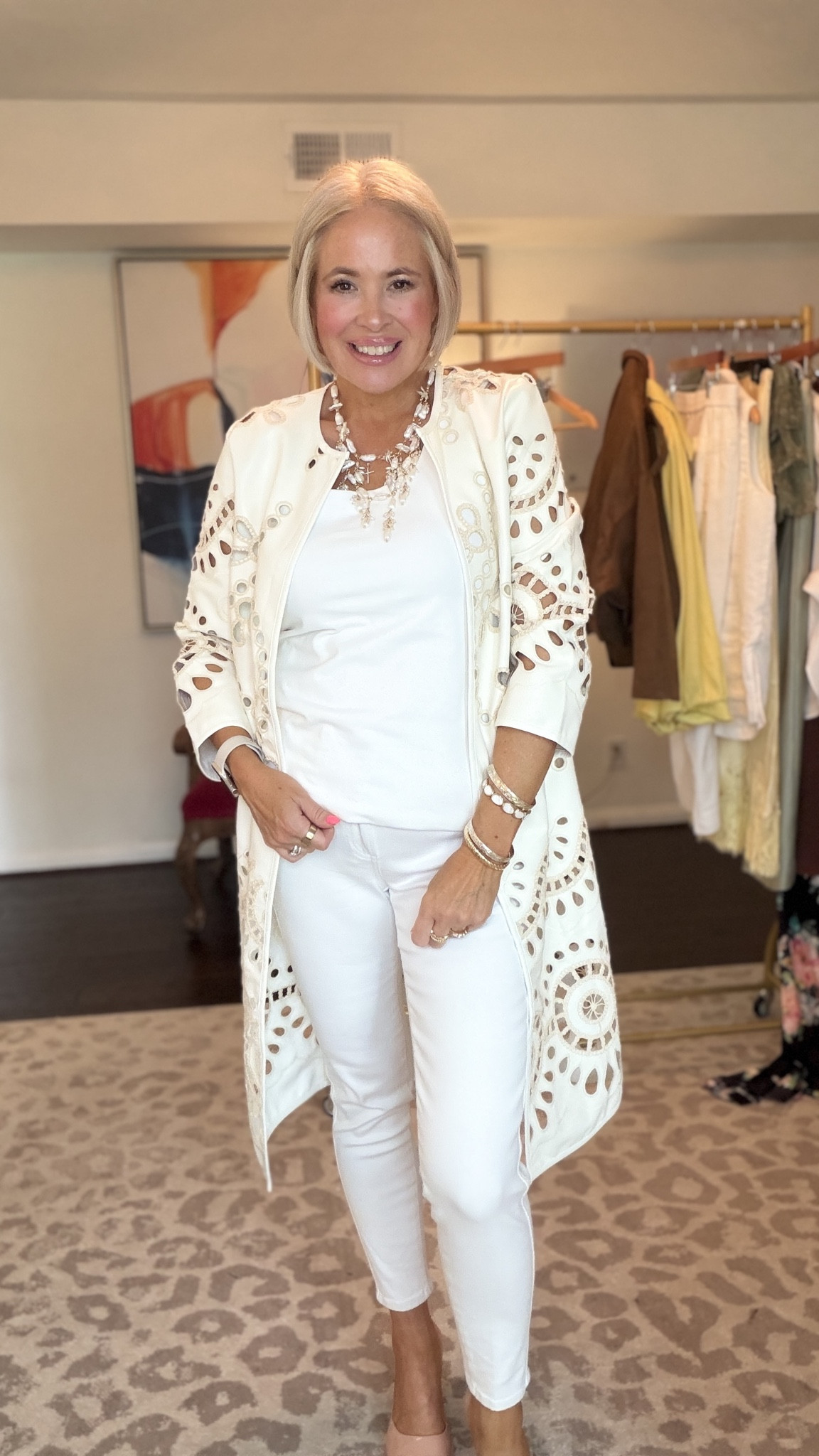 Obsessed with this eyelet jacket from Chicos! This is the perfect outfit for spring! 

women over 50 fashion, over 50 style inspiration, midlife fashion blogger, ageless style women, chic over 50 outfits, modern classic style women

#LTKSeasonal #LTKOver40 #LTKootd