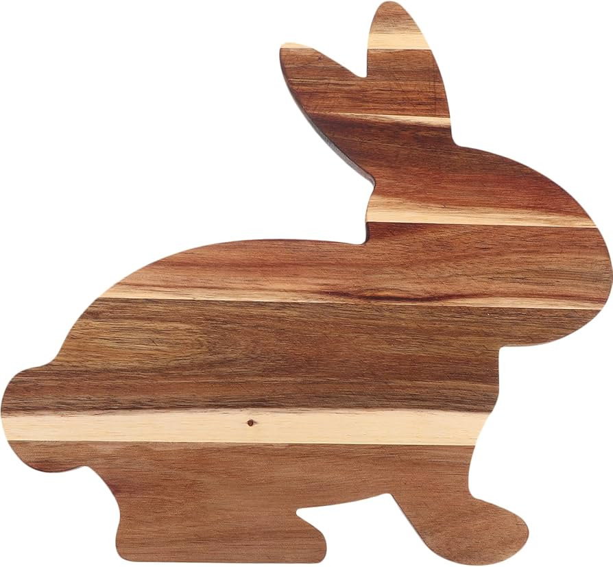 ABOOFAN Easter Bunny Plates Rabbit Shaped Serving Tray Wooden Charcuterie Boards Cheese Board Foo... | Amazon (US)
