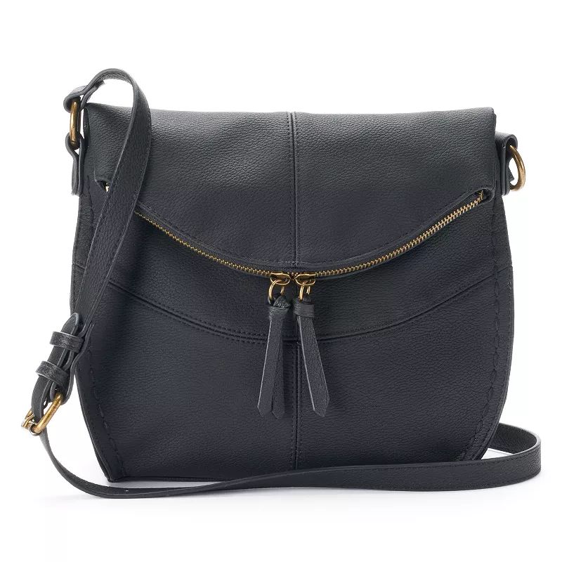 SONOMA Goods for Life™ Shelia Flap Crossbody Bag, Women's, Black | Kohl's