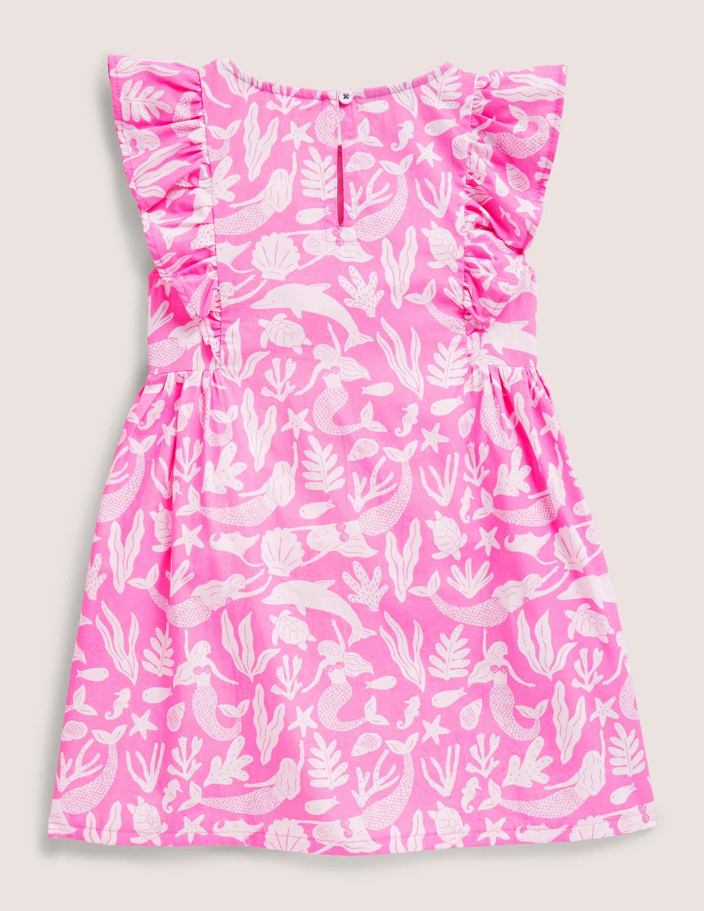 Frill Sleeve Printed Dress | Boden (US)