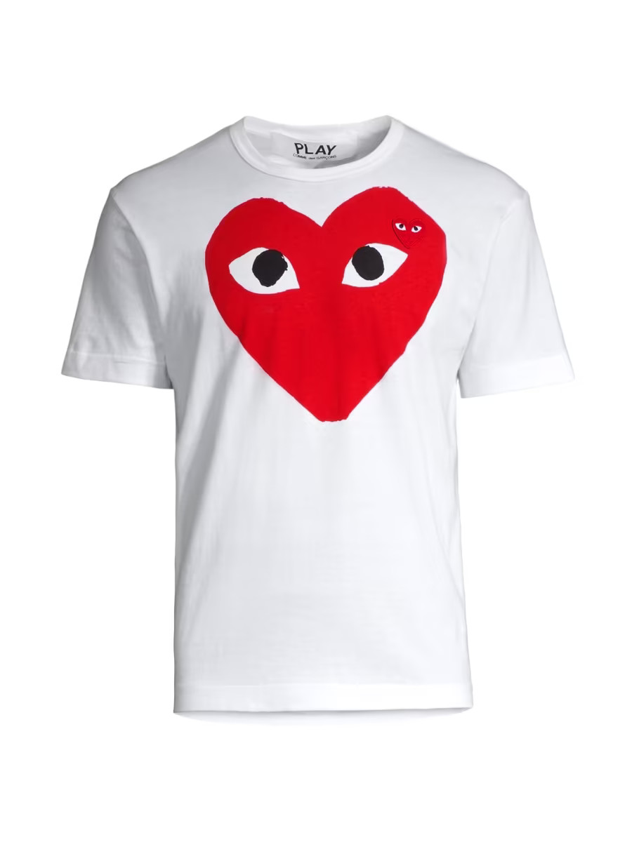 Large Heart Cotton Tee | Saks Fifth Avenue