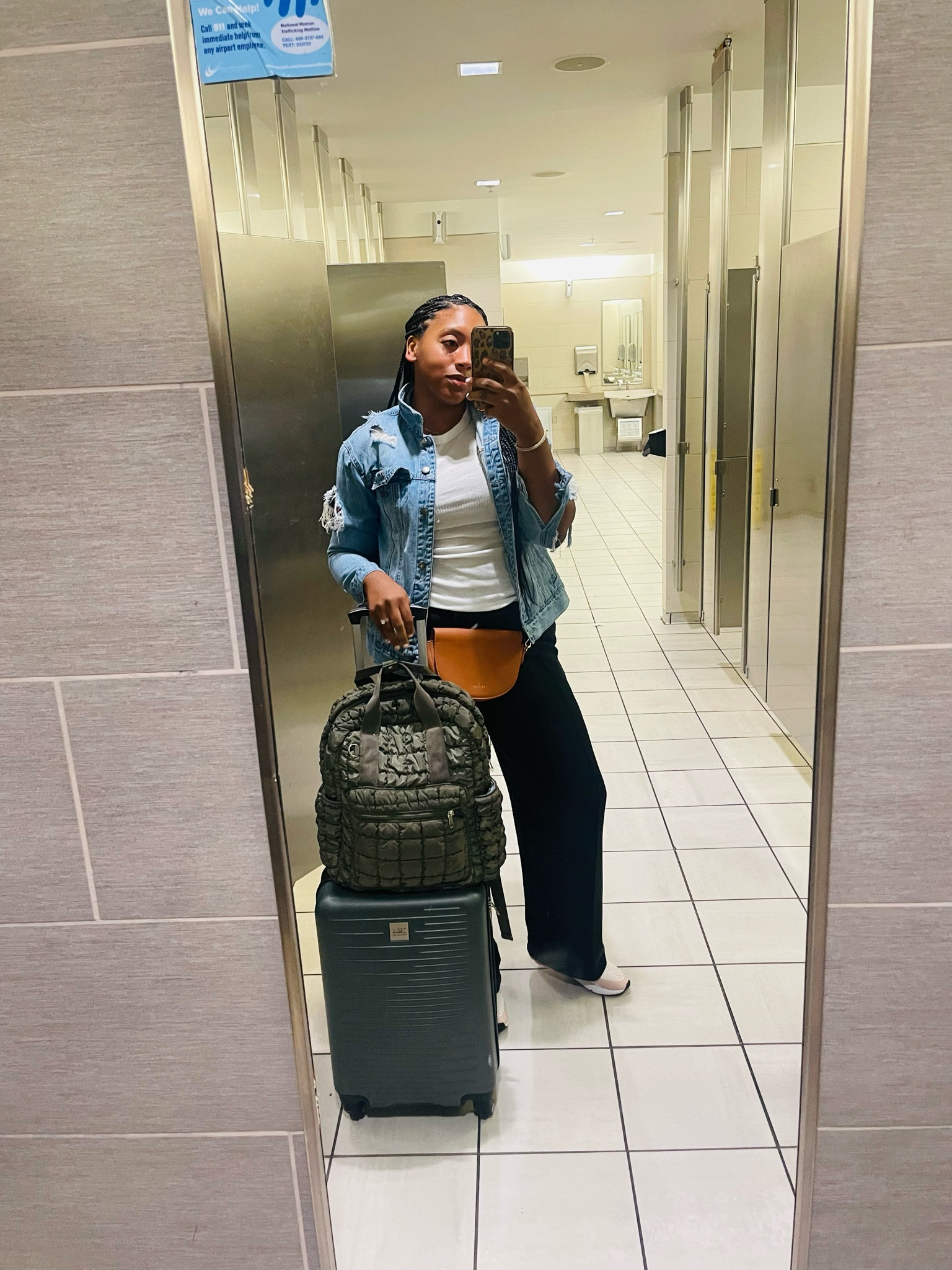 Early flight to catch! Olive green travel bag and carryon linked! 

#LTKFindsUnder50 #LTKStyleTip #LTKTravel