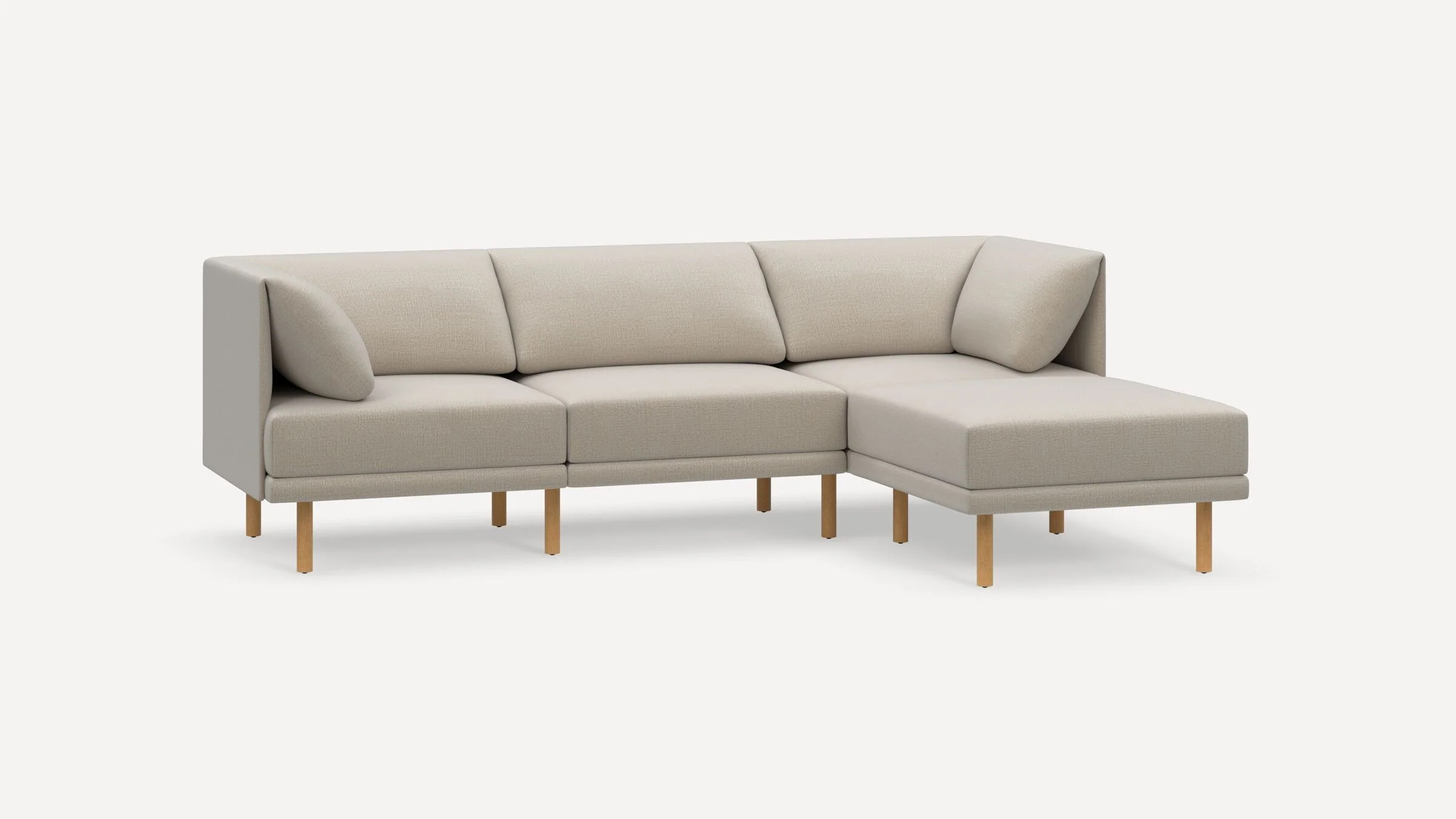 Range 4-Piece Sectional Lounger | Burrow