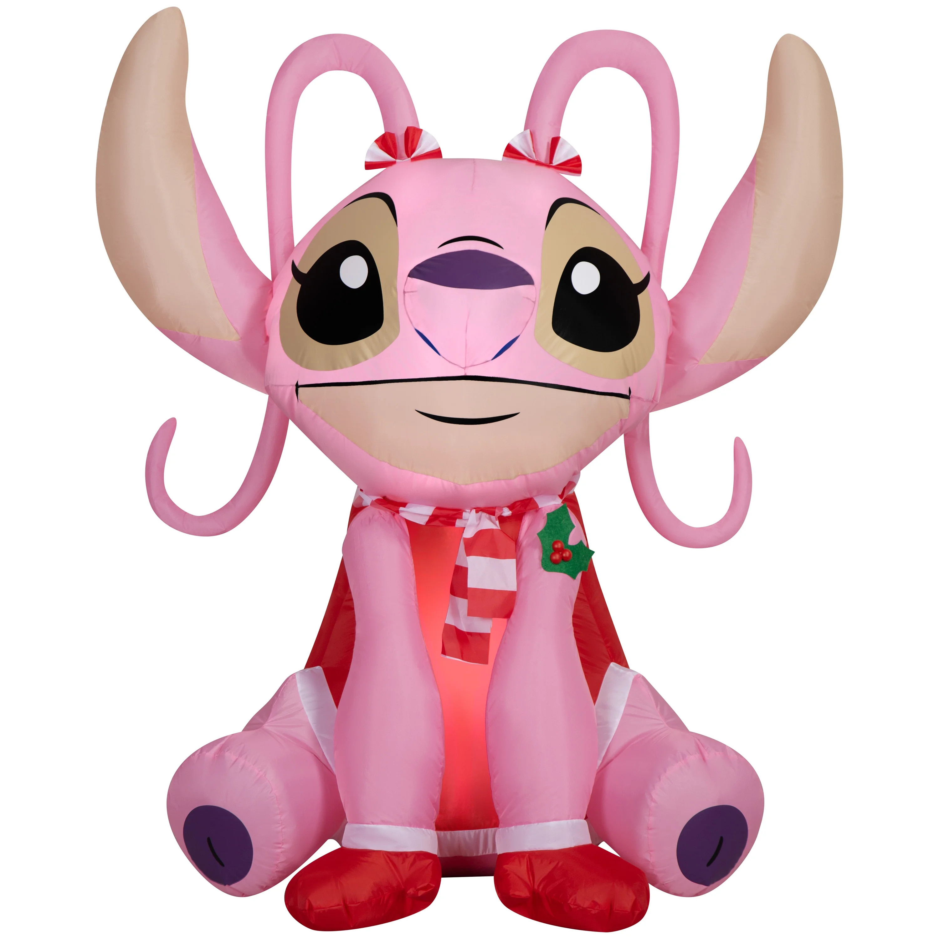 Christmas Air Blown Inflatable Angel w/ Scarf and Bows Disney 47.63 in x 29.92 in x 53.93 in 3.08... | Walmart (US)