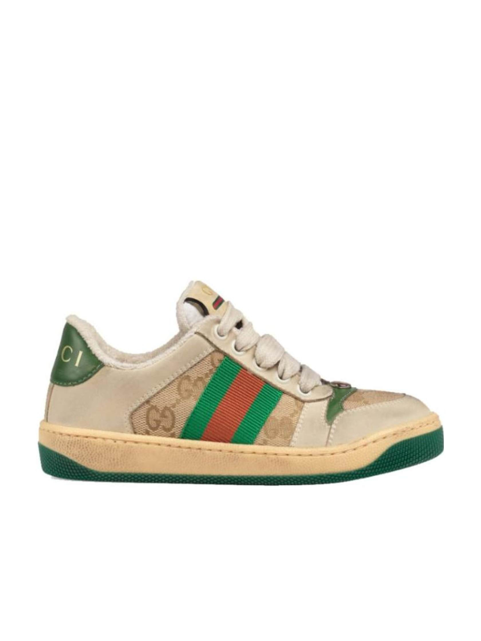Gucci Kids Screener Lace-Up Sneakers | Senser US