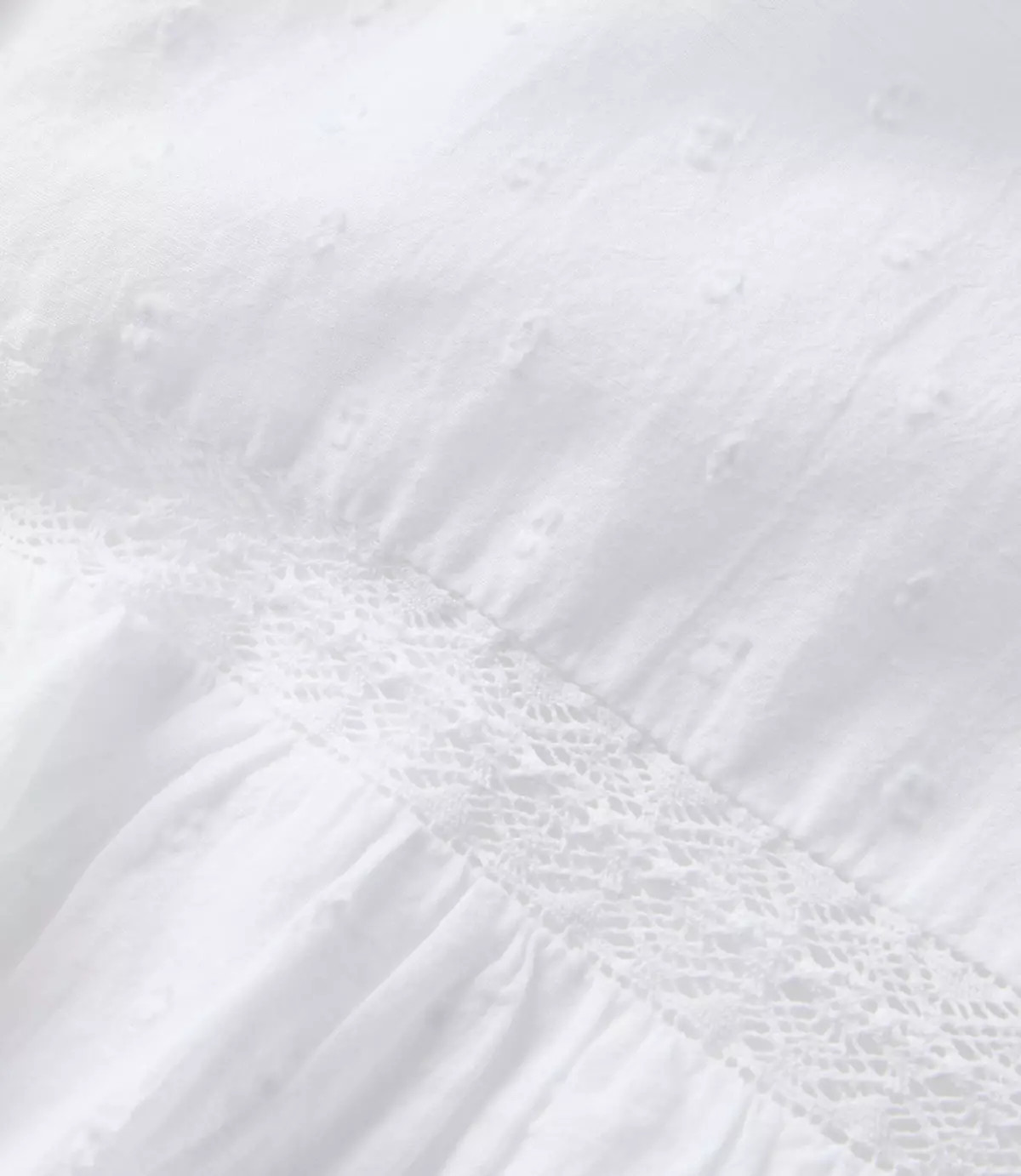 Eyelet Tiered Midi Skirt | LOFT