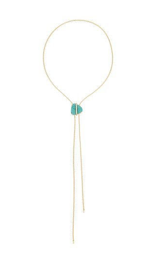 Turquoise Bolo Lariat Necklace in Turquoise | Revolve Clothing (Global)