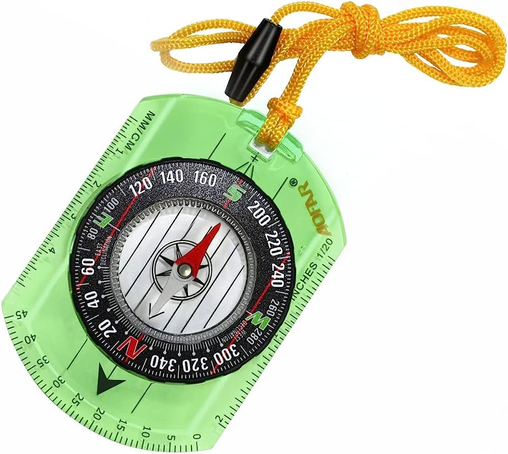 AOFAR Orienteering Compass AF-362 for Hiking, Boy Scout Compass for Kids, Professional Field Comp... | Amazon (US)