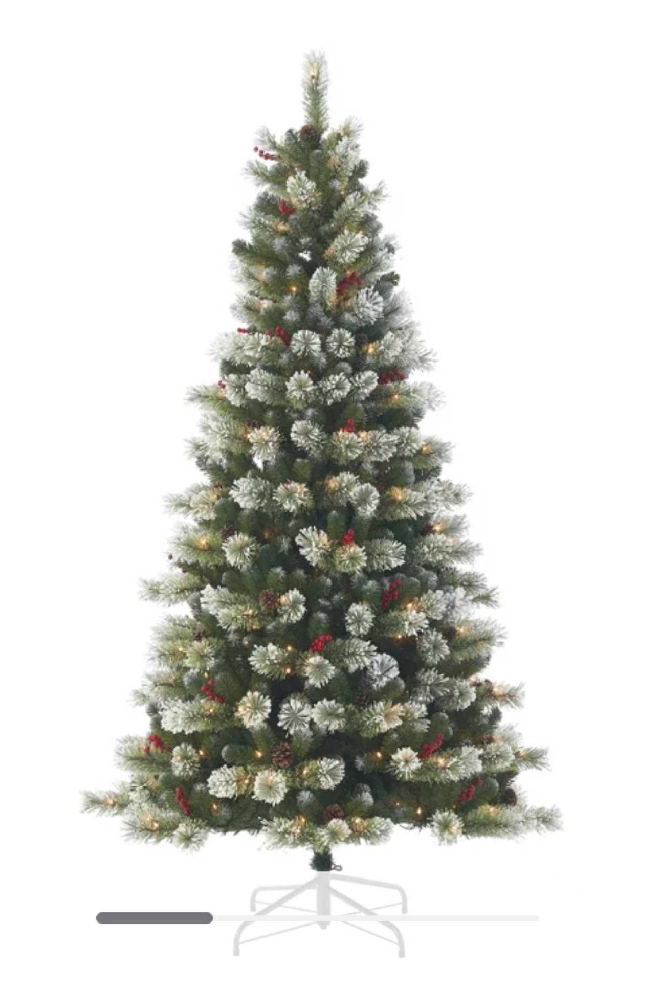 7.5ft Pre-Lit Flocked Sparkling Pine Artificial Christmas Tree 

#LTKsalealert #LTKSeasonal #LTKunder100