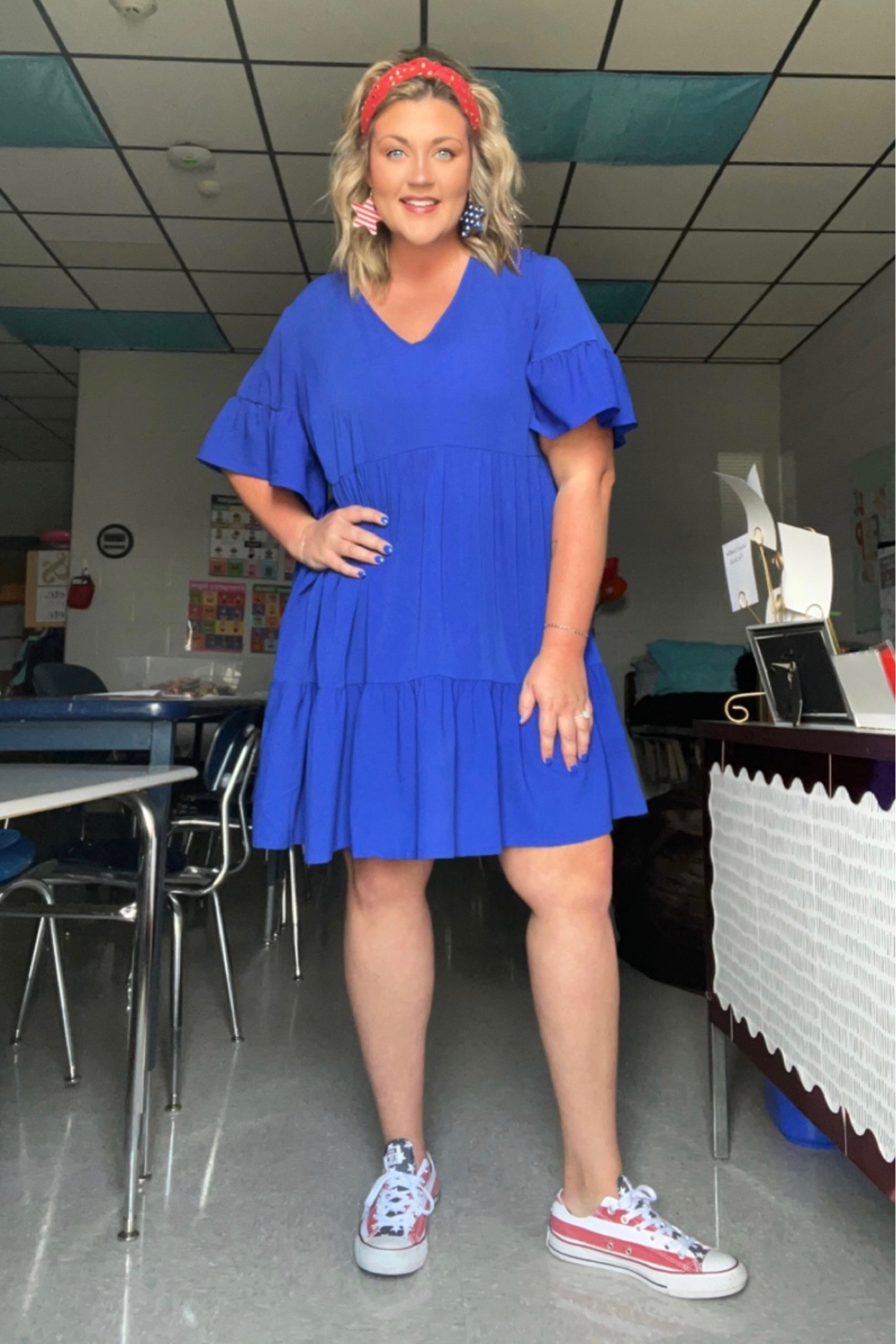 Where were you when the world stopped turning that September Day? 🇺🇸 I was in Mrs. Mitchell’s 3rd grade math class… God Bless every person who lost their lives that day & to the countless men + women who have given their life our country! ❤️💙🤍 #PatriotDay #911 #History 

#LTKplussize #LTKHoliday #LTKworkwear